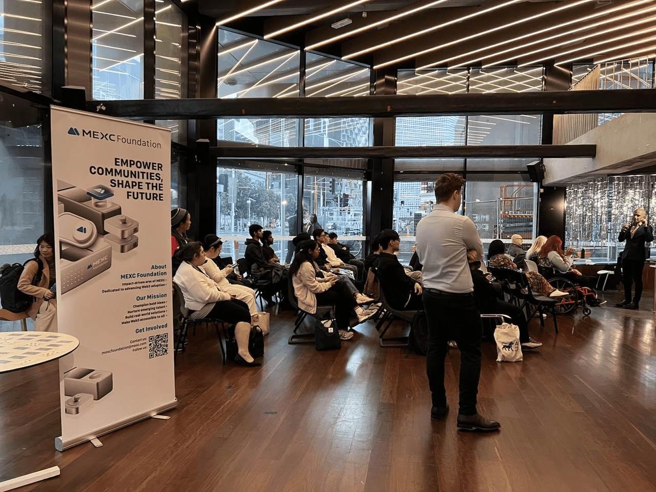 Support grassroots meetups & blockchain literacy initiatives